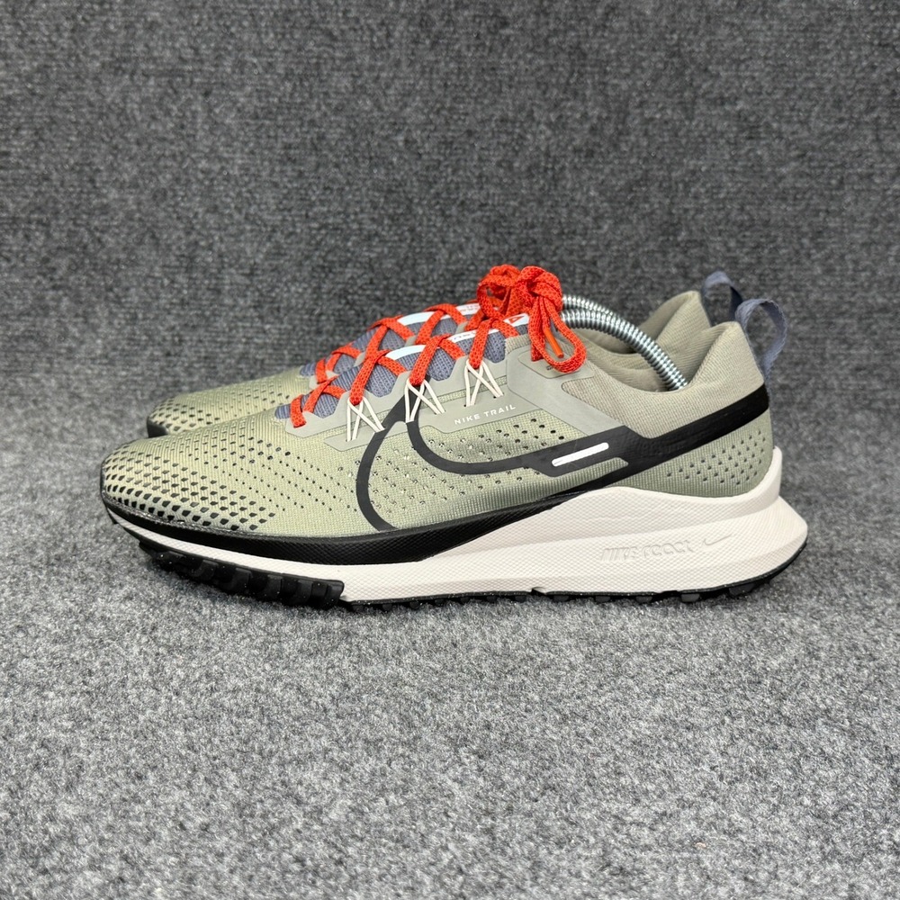 Nike React Pegasus Trail 4 Running Shoes Men's 11 Dark Stucco Athletic Training - Picture 5 of 14